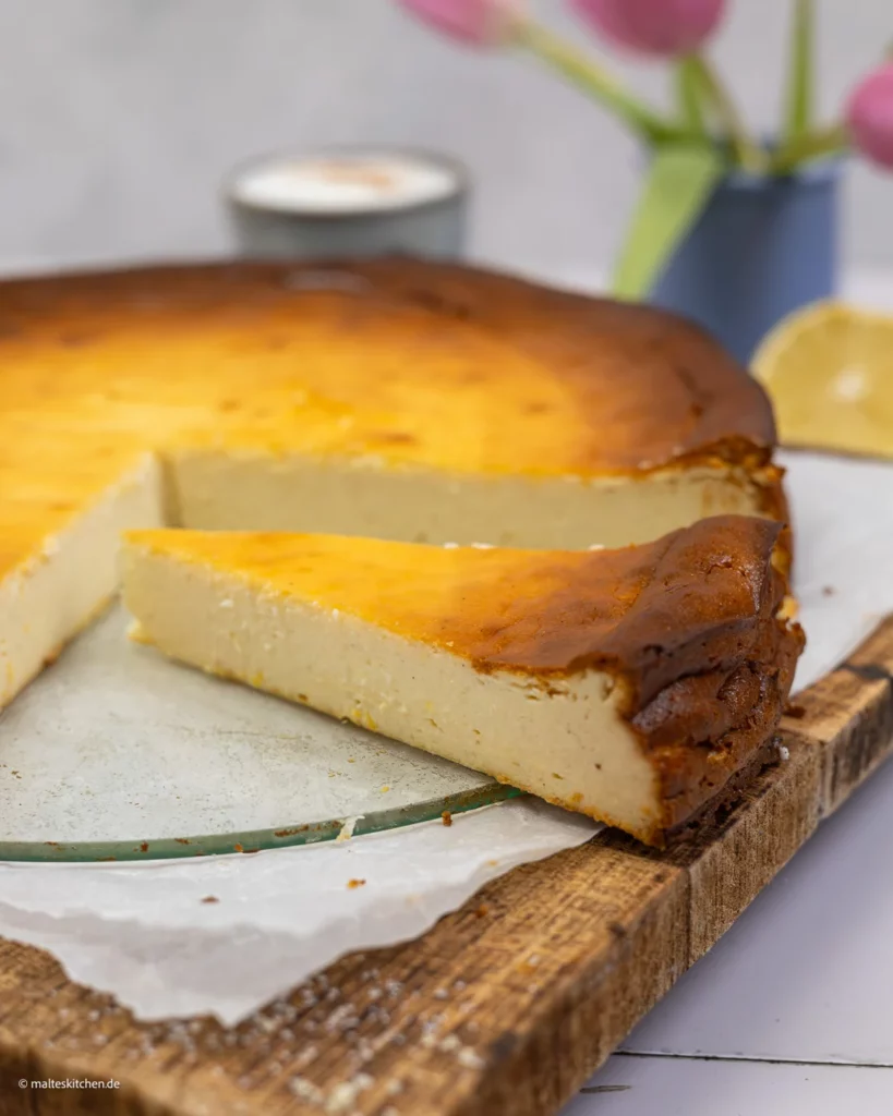 Cheesecake cuit sans base