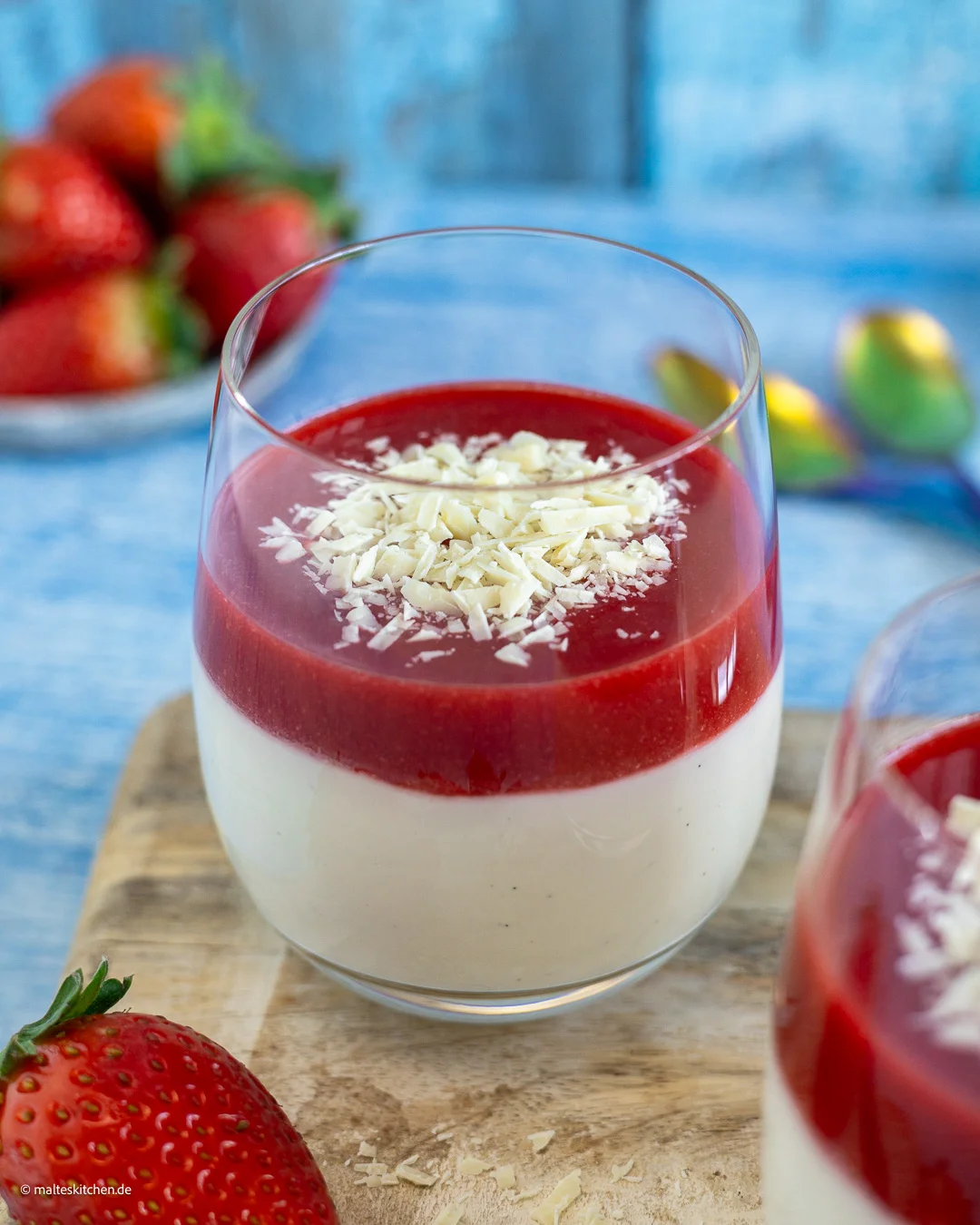 Dessert glacé aux spaghettis