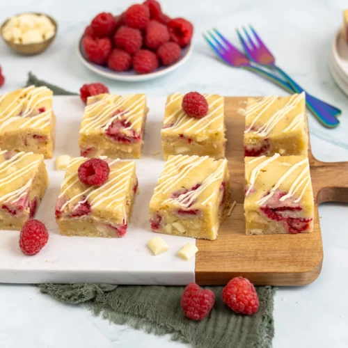 Blondies au chocolat blanc