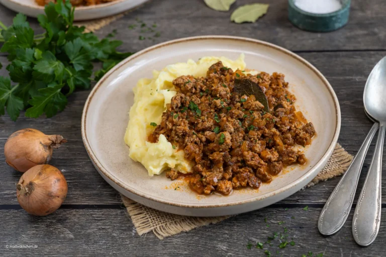 Hachis souabe ▷ sauce à la viande hachée juteuse