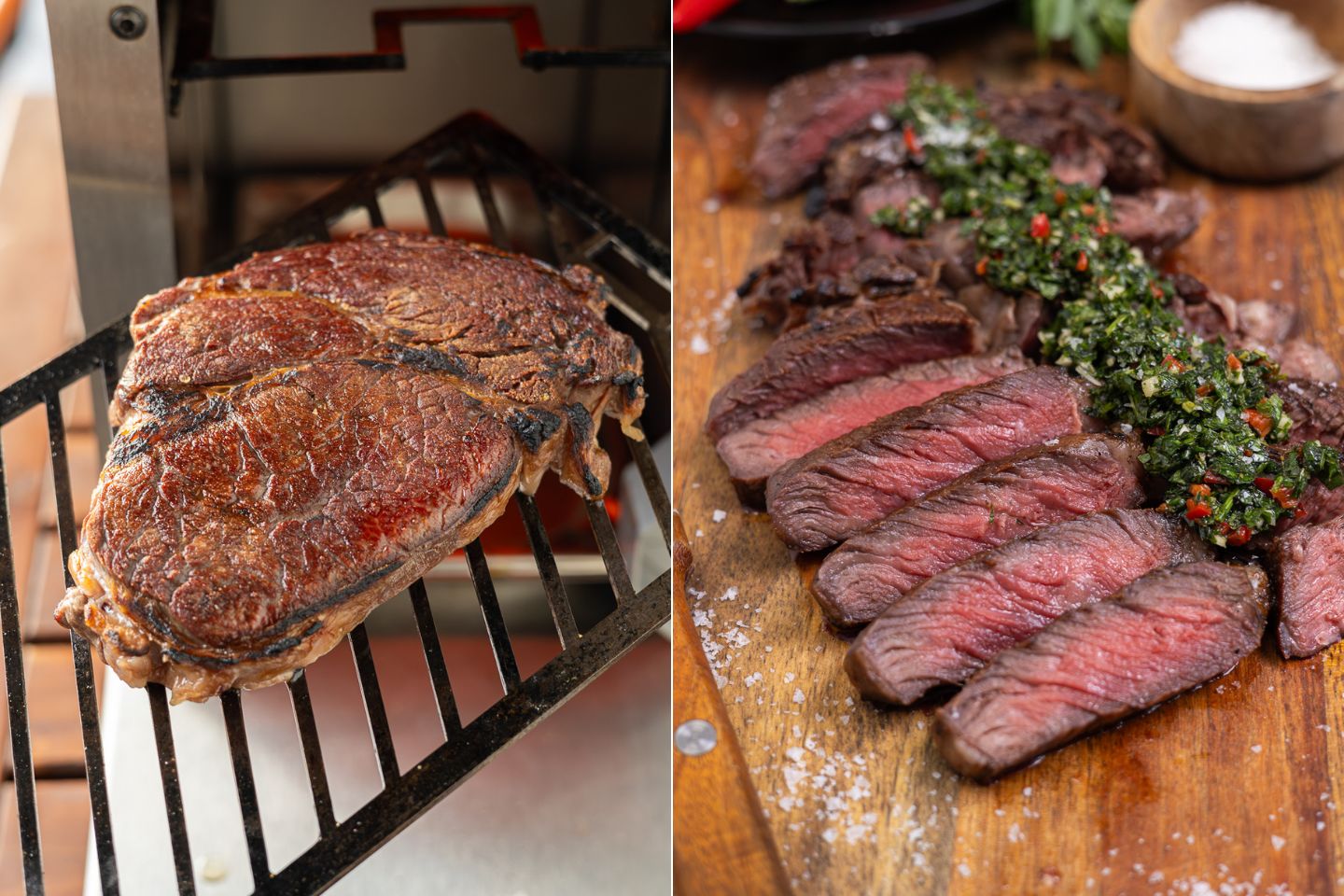 Steak de faux-filet ▷ de Beefer |  avec du chimichuri