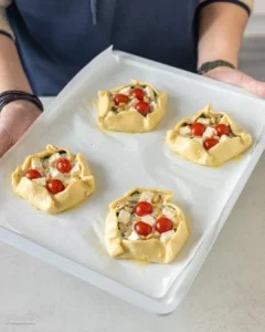 Tarte Rustique aux épinards et tomates