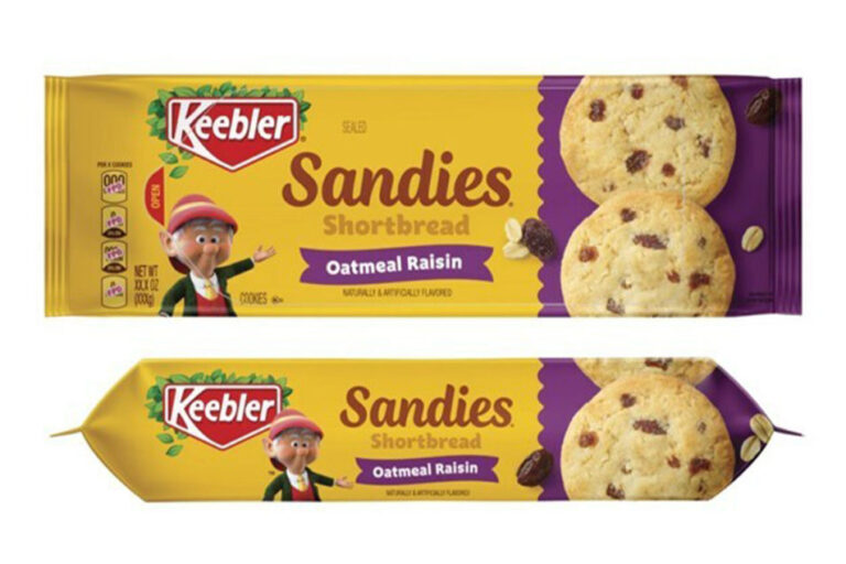 Keebler lance Sandies aux flocons d'avoine et aux raisins