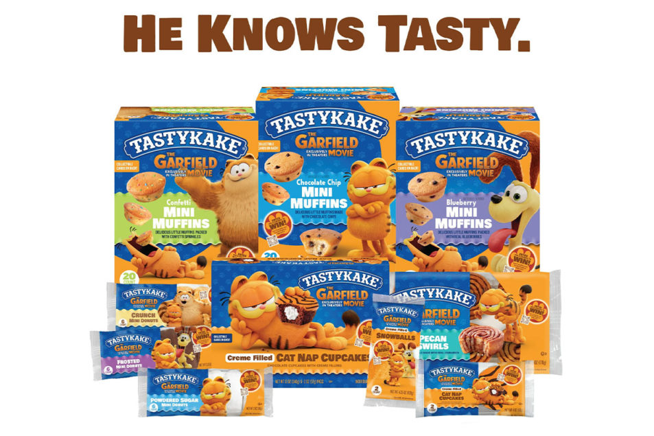 Tastykake dévoile une gamme de produits inspirée de Garfield