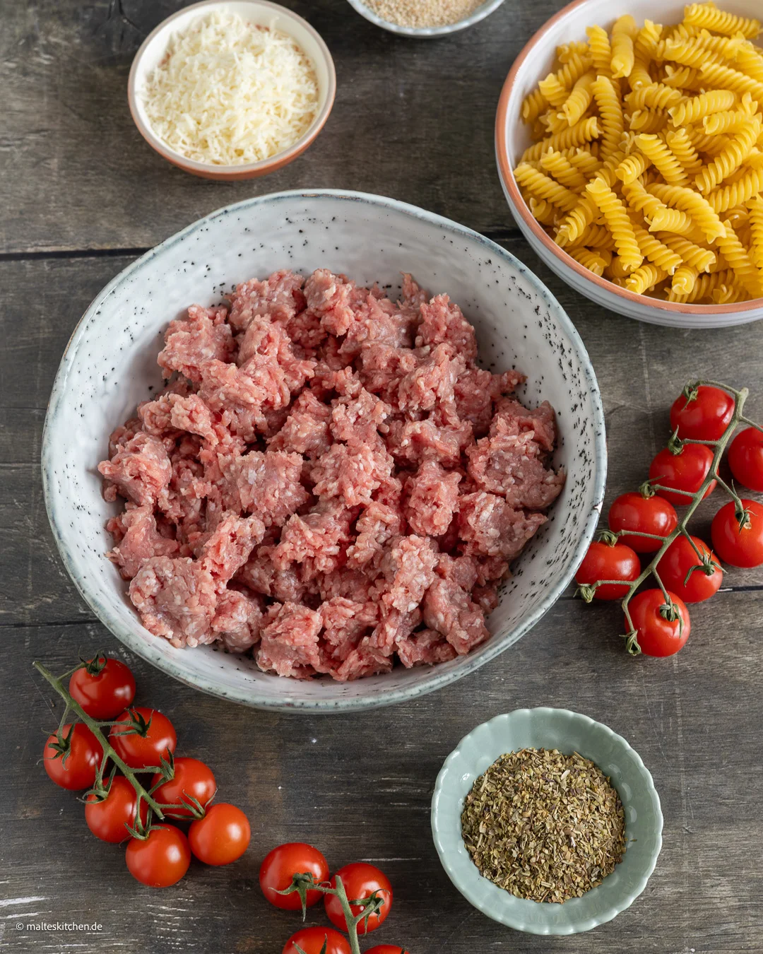 Viande hachée pour les boulettes de viande