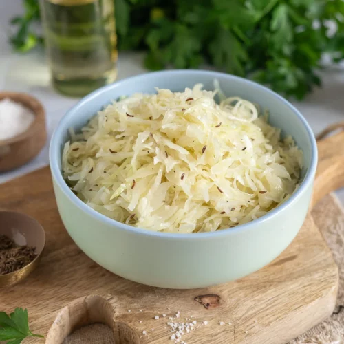 Salade de chou classique à base de chou blanc