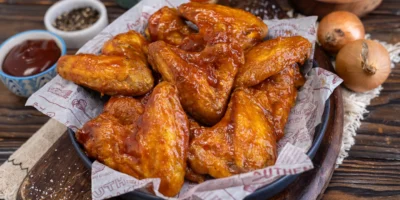 Ailes de poulet |  ailes de poulet croustillantes sorties du four