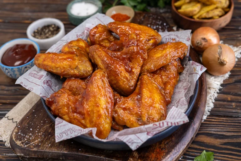 Ailes de poulet |  ailes de poulet croustillantes sorties du four