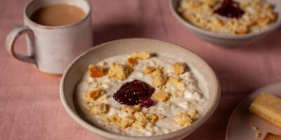 Off Duty Chef : Riz au lait avec sablé et confiture
