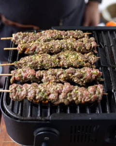 Brochettes de bœuf grillées