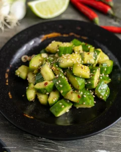 Salade asiatique de concombre