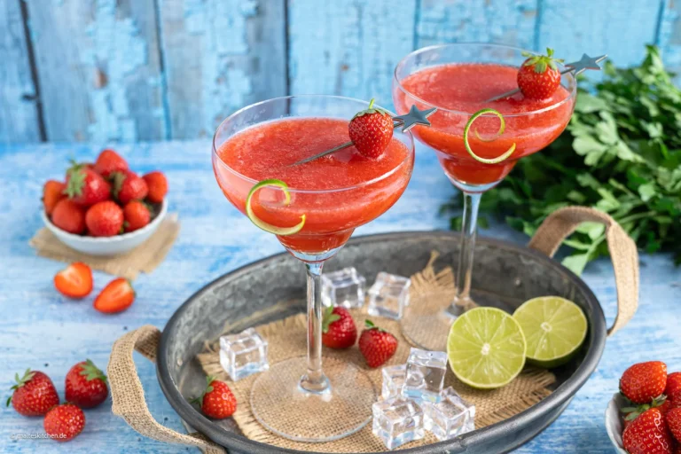 Daiquiri aux fraises surgelé, fraises et rhum |  rafraîchissant