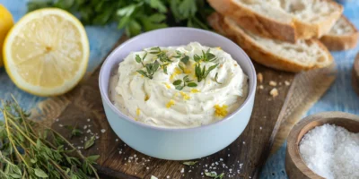 Beurre citronné au thym |  Méditerranéen délicieux