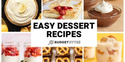 Recettes de desserts faciles