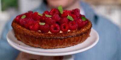 Off Duty Chef : Tarte feuilletée framboise & vanille
