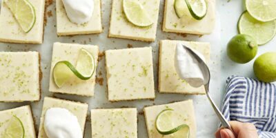 Barres à la tarte au citron vert