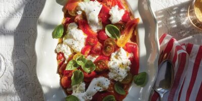 Salade de burrata et caprese de Benny Blanco
