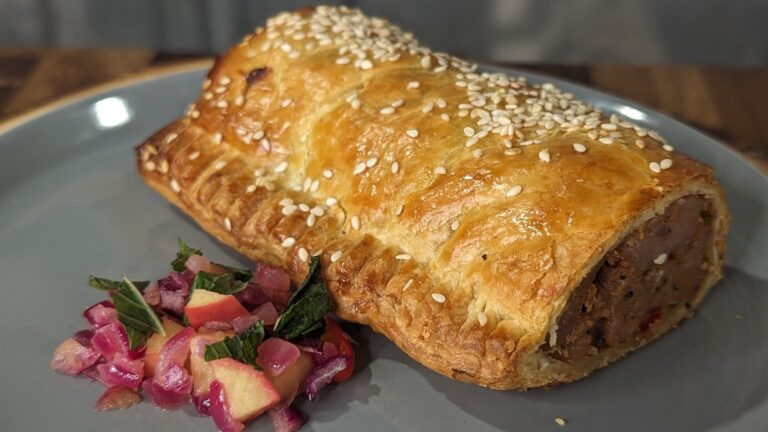 Les super rouleaux de saucisses de Kevin Aherne avec sauce aux pommes et au piment : aujourd'hui