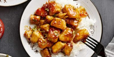 Poulet au miel et à l'ail
