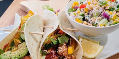 Fajitas au poulet et salade de riz de Sarah Butler : Aujourd'hui