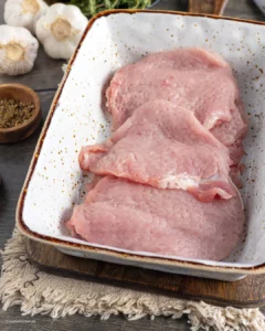 Steaks de longe de porc