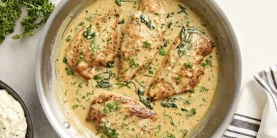 Poulet crémeux à la moutarde de Dijon