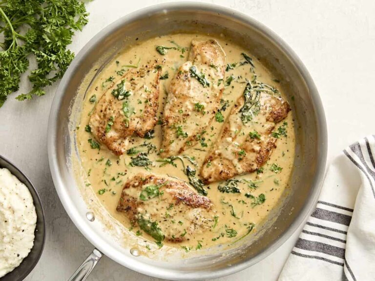 Poulet crémeux à la moutarde de Dijon
