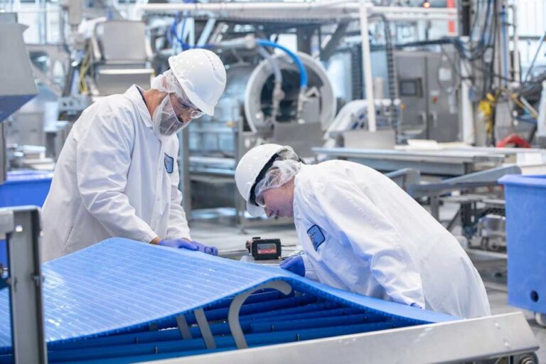 La conception sanitaire empêche la contamination et permet un nettoyage facile