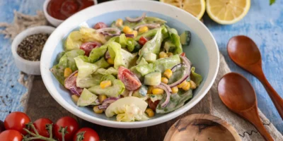Salade composée colorée – simple, rapide et délicieuse