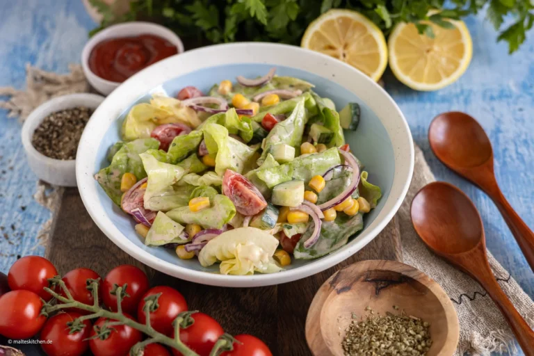 Salade composée colorée – simple, rapide et délicieuse