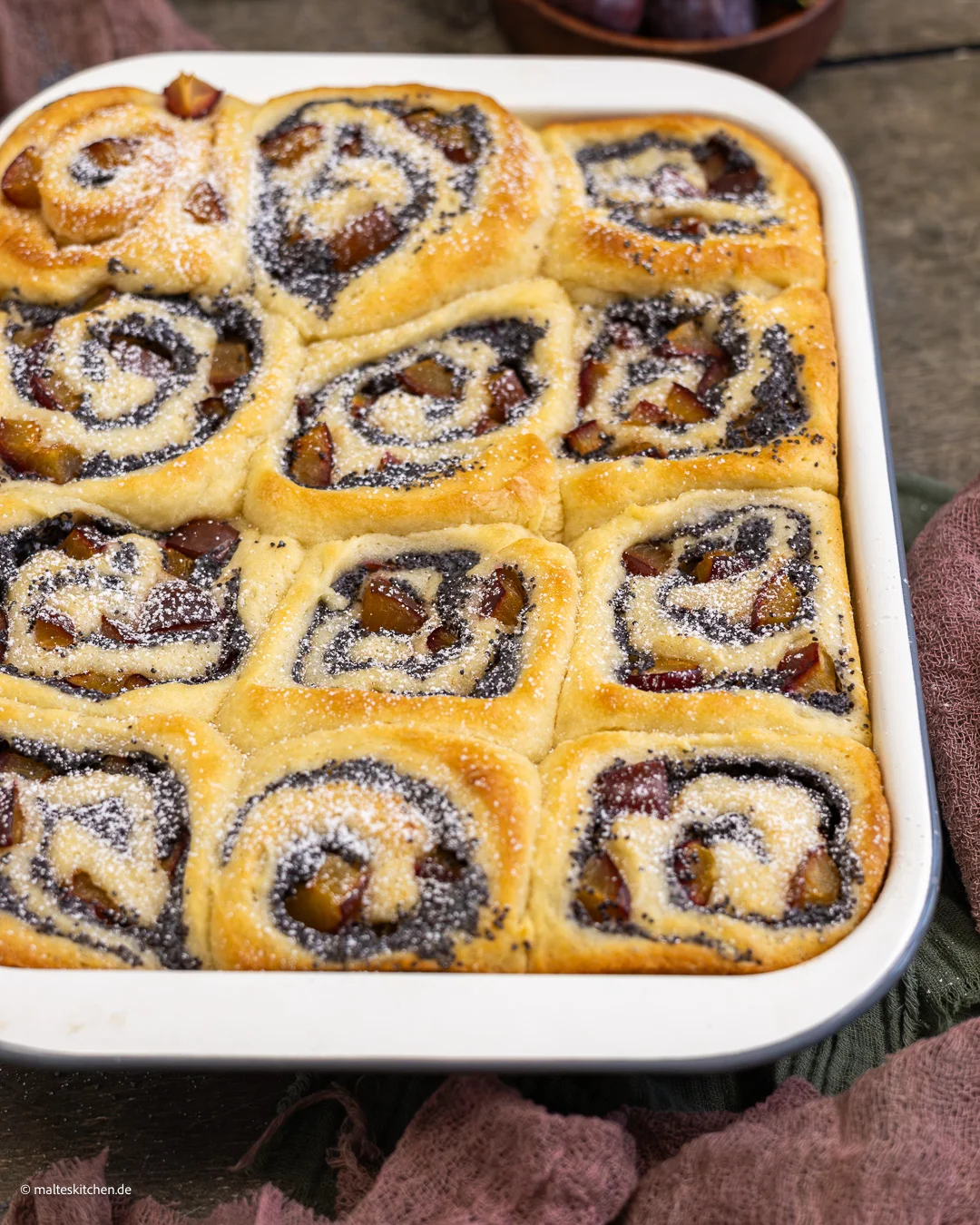 Escargots juteux aux graines de pavot