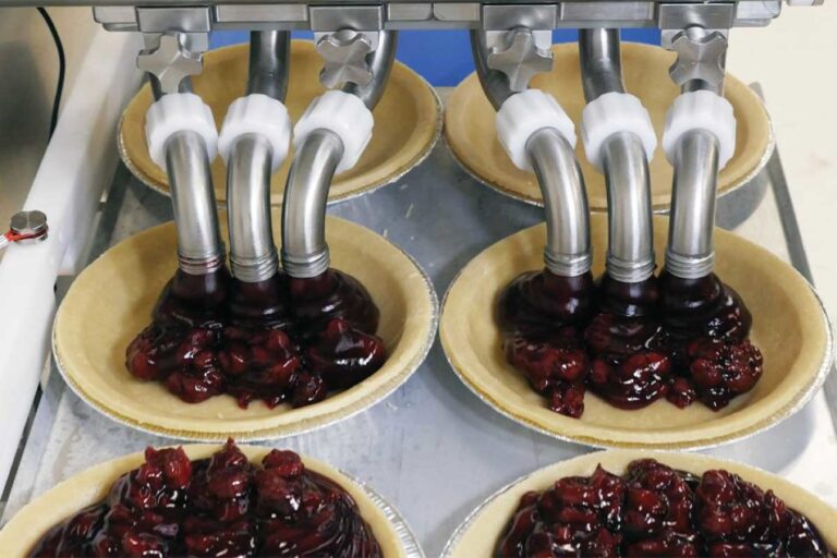 La production de tartes d'aujourd'hui se concentre sur la pâte