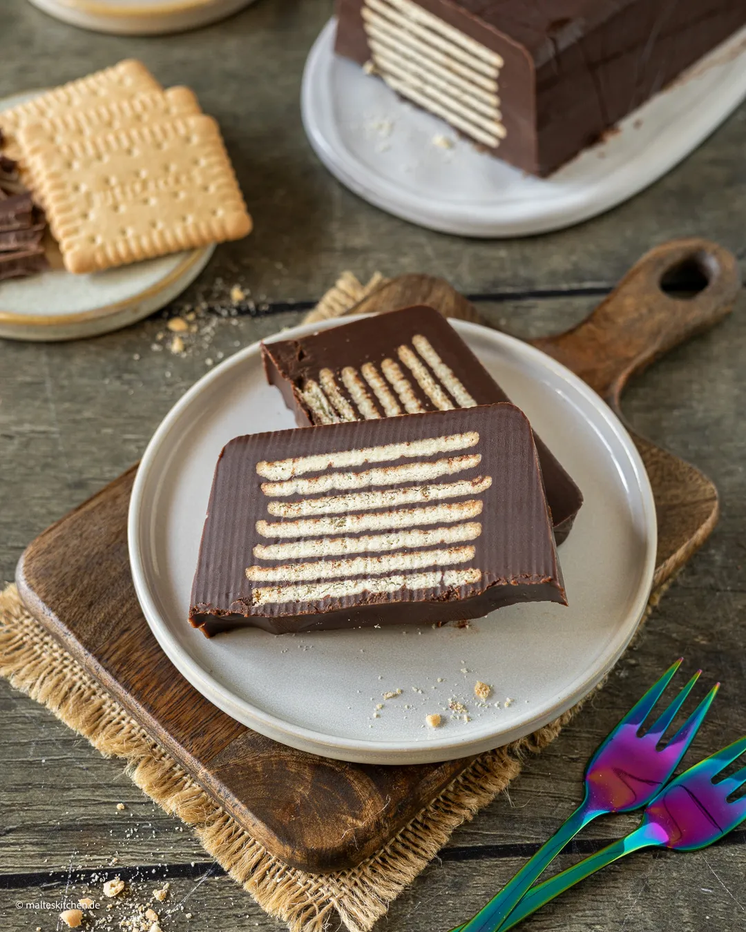 Museau froid aux biscuits au beurre