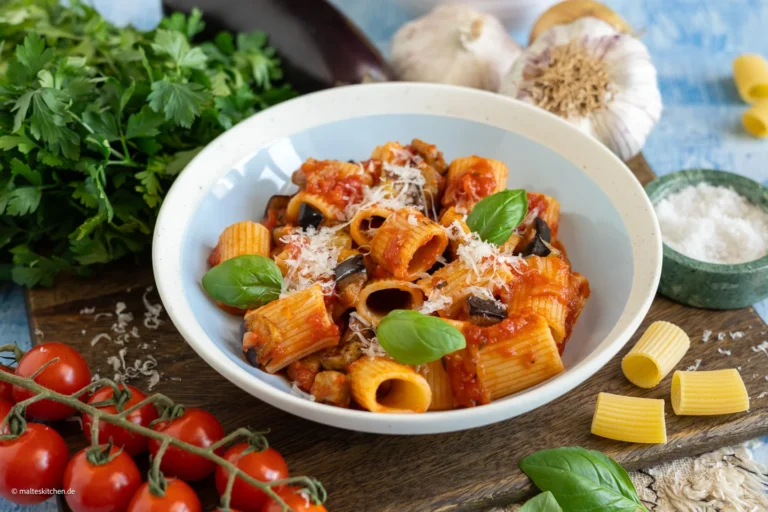 Pâtes à la Norma | estival, léger et délicieux