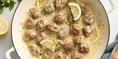 Boulettes de poulet à la sauce crémeuse