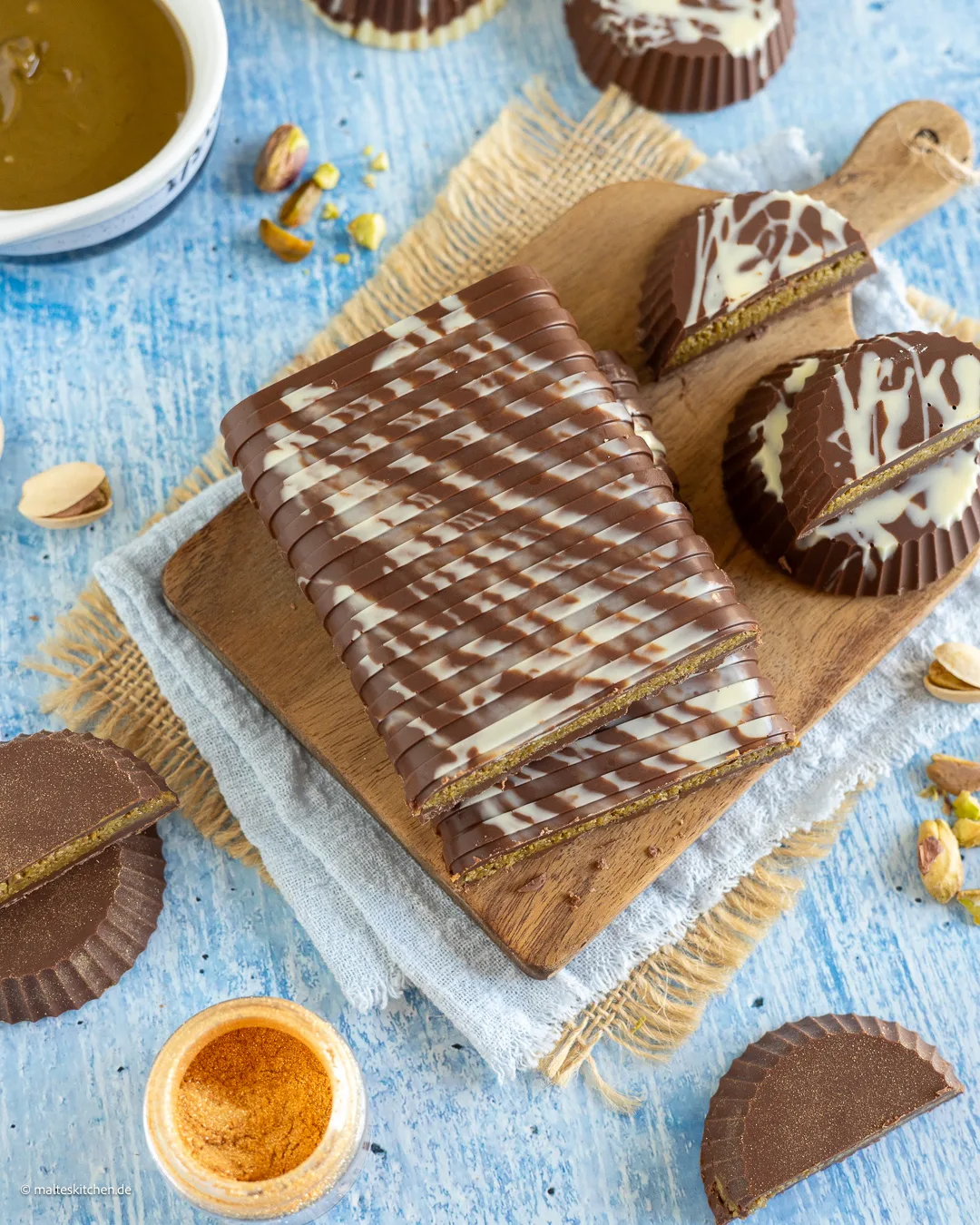 Chocolat de Dubaï fait maison