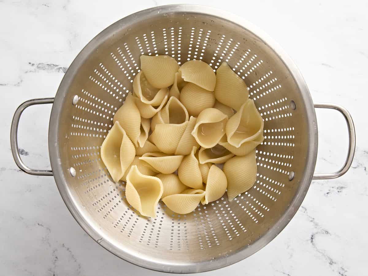 Coquilles géantes cuites