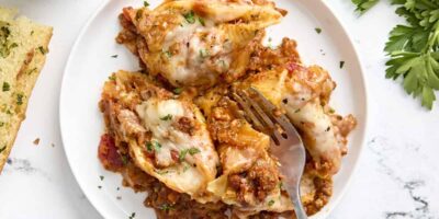 Coquilles farcies au bœuf haché