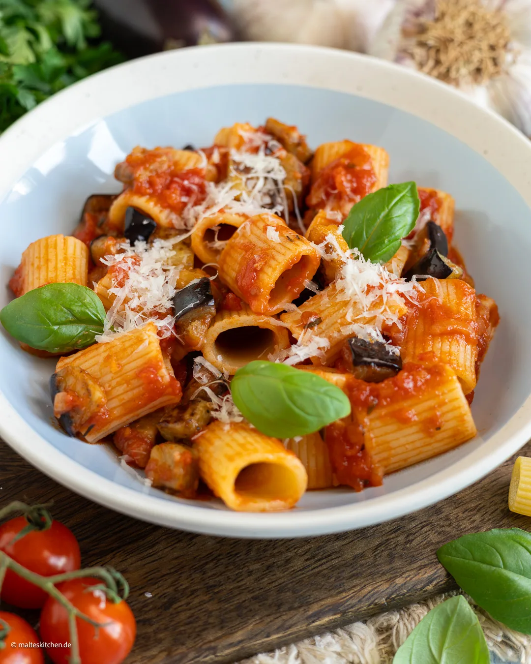 Pâtes italiennes alla Norma