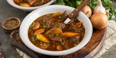 Ragoût de bœuf aux pommes de terre et carottes | goulasch tendre