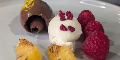 Chocolat salé & orange, crème vanille de Brian McDermott : Aujourd'hui