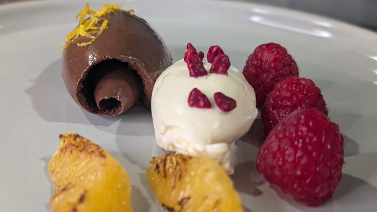 Chocolat salé & orange, crème vanille de Brian McDermott : Aujourd'hui