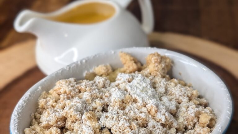 Crumble aux pommes et mûres de Wade Murphy : Aujourd'hui