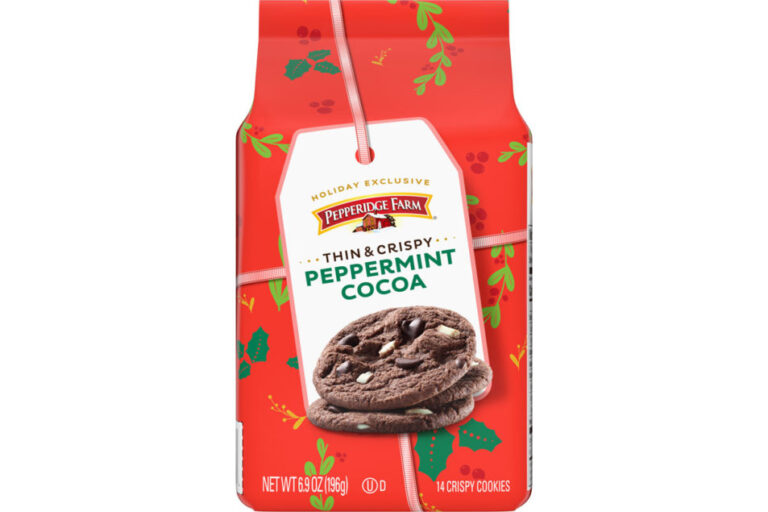 Pepperidge Farm lance des biscuits à la menthe poivrée et au cacao