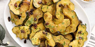 Courge poivrée rôtie