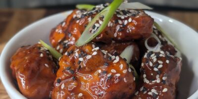 Poulet gluant au sésame de Wade's Air Fryer : Aujourd'hui