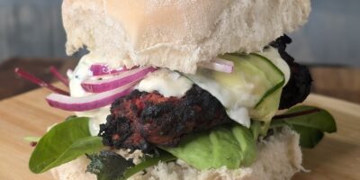 Burgers de betteraves à la friteuse aérée d'Eunice Power : aujourd'hui