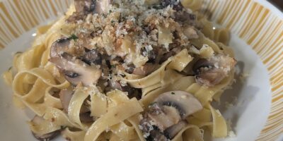Pâtes crémeuses aux champignons et au beurre noisette de Mark Murphy : aujourd'hui