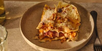 Recette de lasagnes à la citrouille airfryer de Gino D'Acampo