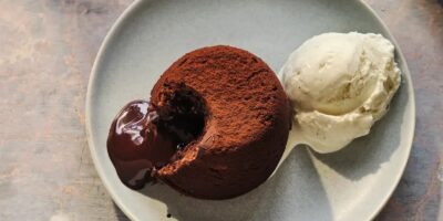 Recette de fondant au chocolat à la friteuse à air de Gino D'Acampo